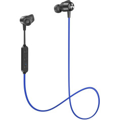 UXD Bluetooth Headphones, Wireless Bluetooth 5.0 Sports In-Ear Headphones with Microphone, 20 Hours Playtime, IPX7 Water Protection Class, HiFi Stereo Earphones for Jogging / Running (Blue)