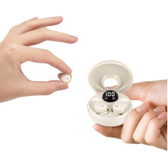 Aofesel Sleep Headphones Bluetooth 5.3, Mini Headphones for Sleeping with Passive Noise Cancellation, Sleep Headphones with Liquid Silicone for Side Sleepers, Sports, Yoga, Running and Travel