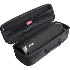 Hermitshell Hard Case Cover for Sony SRS-XB43 Portable Wireless Bluetooth Speaker (Black)