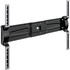 Meliconi Slimstyle Plus 600 ST TV Wall Mount for 50 to 86 inch TVs Vesa 300-400-600 with Rubber Protection Vertical Tilting Made in Italy