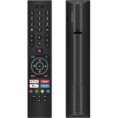 RC43137P Remote Control Replacement UNOCAR Control for JVC Vestel Hitachi Bush Blaupunkt Technika Polaroid Finlux Digihome LED LCD TV and Smart TV with Prime Video Netflix Youtube Freeview Play Button