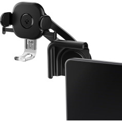 Spigen Tesla Model Y (~Juniper 2025) Model 3 (~2023) Universal Mobile Phone Holder, Mounting without Adhesive, Mobile Phone Holder Compatible with iPhone 16 15 14 13 12, Samsung Galaxy, Pixel, Xiaomi