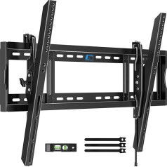 HOME VISION Tilting TV Wall Mount for Most 48-120 Inch Flat Curved TVs, Heavy Duty TV Mount Up to 200 Lbs, Wall Mount Fits 16