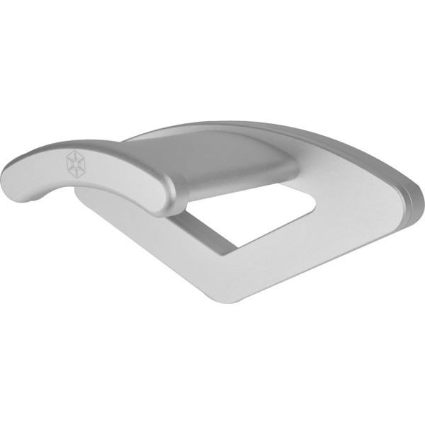 SilverStone SST-EBA02S - Premium Aluminium Wall-Mounted Headphone Headset Hanger, silver