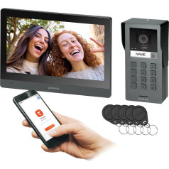 GADI, Vienģimenes video durvju ieejas sistēma, 2 vadu, 10