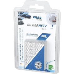 WM aquatec Silbernetz Flex STSN-30 | Water Preservation for Tanks up to 30 L | Preserves 1500 L of Water by Automatic Dosing of Pure Silver Ions | Made in Germany