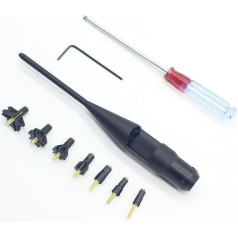 Buwico® Red Laser Boresighter Bore Sighter Kit for Hunting .17 to .78 Caliber Rifles