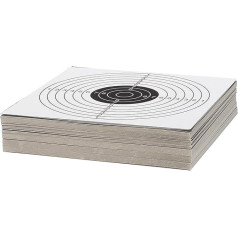 Glanhbnol Pack of 100 Standard Archery Paper Targets Outdoor Sports Hunting Targets Training