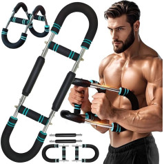 LPQKCcY Twister Armtrainer, Verstellbares Brusttrainer U Brustmuskel Trainingsgeräte für Zuhause Expander Fitness Körperform Muskelaufbau Gerät für Anfänger, Abnehmbarem Design Fitnessübungen überall