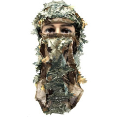 Camouflage Face Mask 3D Breathable Leaves Hunting Camo Mask Free Size Face Camouflage