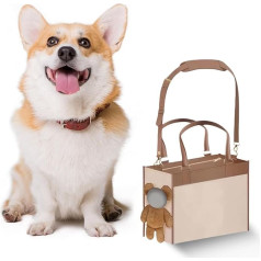 Hundetasche für Kleine Hunde,Convenient Pet Tote Tragetasche Hund Hundetragetasche Leichte, Hundetransportbox, Katzen Transporttasche für Unterwegs (43x33x20.5cm)