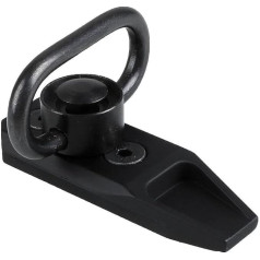 OAREA Alloy Black Tactical Keymod Modular Direct Attachment Quick Slimming QD Sling Swivel Mount Kit