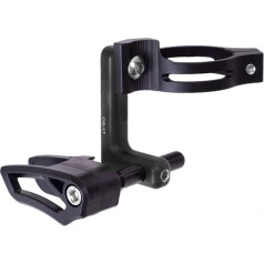 Chain Guide Mountain Bike, MTB Chain Guide, Chain Guide Protection, Aluminium Alloy Bicycle Chain Guard, Clamp Mount Chain Stabilizer, Bicycle Chain Protector for Most Bikes, Black