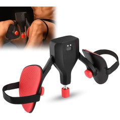 Upgrade Thigh Trainer, Pelvic Floor Trainer, Women and Men, Leg Press Training Equipment, Leg Trainer for Home, Pelvic Floor Trainer, Leg Separator with Degree Display, Black (without AG10 Battery)