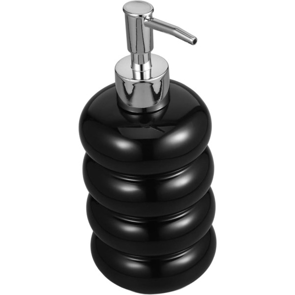 Ceramic Soap Dispenser Eleganter Seifenspender für Shampoo und Lotion Dekorativer Spender für Badezimmer und Büro Vielseitig Einsetzbar aus Keramik und Material