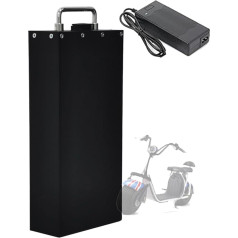 TGHY Motorcycle Battery 60 V Lithium Battery for Electric Bicycles 8 Ah 10 Ah 15 Ah 20 Ah 25 Ah Ebike Li-ion Battery Pack with Charger for 50-1500 W Moped Motor, 60 V 8 Ah
