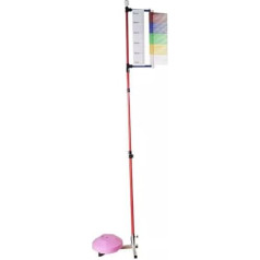 Freistehender Sprungmesstester, Sprungmessgerät, Vertikalsprungtester, 4,3-11,8 Fuß höhenverstellbar, Tester für vertikale Sprungtrainingsgeräte, bodenstehend, Voll