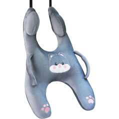 JIABAOZ Sleeping Pillow for Car Children, Travel Pillow Children Car H Shaped, Car Pillow Children with Neck Support, Car Sleeping Pillow Suitable for Holiday Travel for Children (Dog)