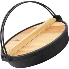 OWOHYG Shabu-Topf, Camping-Pfanne, Eisentöpfe, Zum Kochen Von Sukiyaki, Grillherd, Heiße Bratpfanne Für Den Außenbereich, Knödel, 18 cm, 20 cm