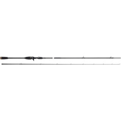 Savage Gear SG2 Crankbait Specialist Baitcasting Rod for Predatory Fish, Pike Perch, Zander, 2.28 m Moderate Action, Robust, Black, Unisex