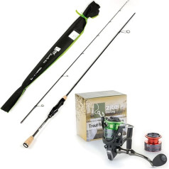 Zite Fishing UL Rod / Trout Rod Carbon 210 cm 3-6 g Trout Spoon Fishing Rod Ultra Light with Cork Handle for Perch & Trout Fishing, Fishing Rod, Spinning Rod, Trout Fishing Rod