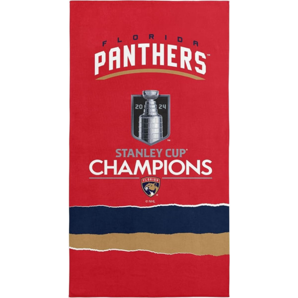 Northwest NHL Florida Panthers Stanley Cup Champions 2024 Beach Towel, 30
