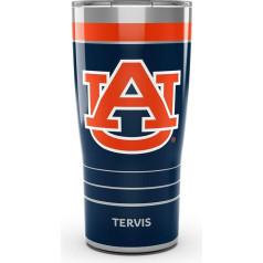Tervis Traveler Auburn Tigers MVP Triple Wall Insulated Mug Keeps Drinks Cold and Hot 20 Ounces Stainless Steel