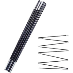 yybng Zeltstangen Ersatz - Verstellbare Stahlstangen für Planen,Verstellbares Ersatzteil Reparaturset für Rucksackreisen Camping am Outdoor Jagd und Verschiedene Abenteuer in der Natur