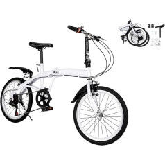 SZPLLZY 20 Inch Unisex Mountain Bike MTB Bicycle Children Girls Boys Bicycle 7 Gears 85 kg Outdoor Bicycle Fun for Children Carbon Steel Rubber with Kettle Holder