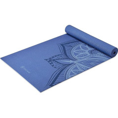 Gaiam Yoga Mat - Premium 5mm Pressure Thick Non-Slip Exercise and Fitness Mat for All Types of Yoga, Pilates and Floor Training (172.7 x 61 x 5mm)