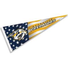 WinCraft Nashville Predators Nation USA Americana Stars and Stripes Bunting Banner Flag