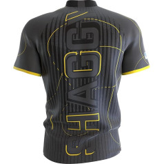 Target Darts Scott William Dart Shirt Shaggy 2024 Edition - World Cup Darts Top, Coolplay Collarless Pro Darts Shirt, Player Edition