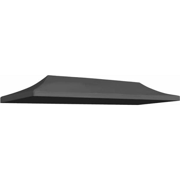 Homgoday Party Tent Roof 3 x 6 m Anthracite Waterproof Garden Gazebo Canopy Shelter for Outdoor Garden Party Camping Event Wedding Tent