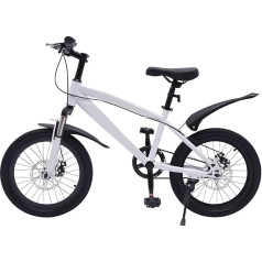 18 Inch Children's Bike, Outdoor Children's Mountain Bike, Mountain Bike with Tyre Pump for Children's Bike, Weight Capacity 132.28 lbs for Boys and Girls