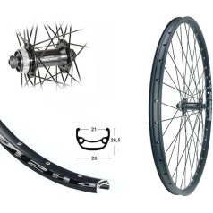 Front Wheel 28/29 Inch DH21 Disc Shimano M6000 Black Center Lock 21-622 Wheel