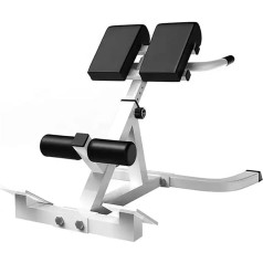 Roman Chair Hyperextension Bench for Abdominal and Back Exercises - Multifunctional Fitness Bench with Adjustable Height, Padding and Foam Legs - 300 lbs Load Capacity
