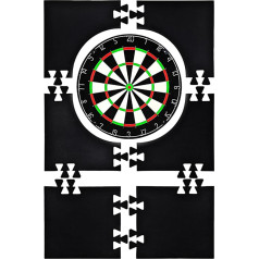 Dartboard Wall Protector, EVA Dartboard Backboard, Square Dartboard Backboard, Spliced Extended Length, Spliced Dartboard Wall Protector for Dart Lovers