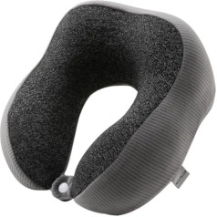 EQEQE Travel Pillow, Neck Pillow, U-shaped Pillow, Neck Pillow, Travel Pillow, Memory Foam Travel Neck Pillow, Made of Cationic Fabric, Airplane Pillow, Washable Travel Neck Pillow (Grey)