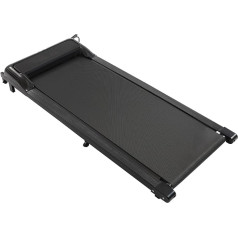 Electric Treadmill Compact Walking Pad Foldable Treadmill 2.25 HP Max 6 km/h with Remote Control and LED Display up to 100 kg for Home Gym Office
