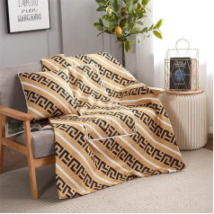 Cushion Blanket 2 in 1 Travel Blanket Cushion Quilt Multifunctional Pillow Blanket Neck Support Pillow Soft & Warm Nap Mat Cushion for Sofa Bed Office Chair (Yearning)