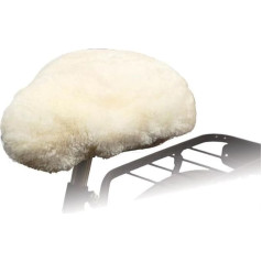 Willex Bicycle Saddle Cover Sheepskin Natural Bike Seat Cushion Soft 30120