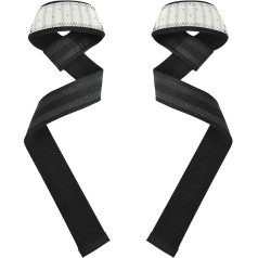 Green Line Handgelenkbandagen und Hebebänder mit Punkten, 66 cm, rutschfest, Kreuzhebeband für Powerlifting, Krafttraining, Bodybuilding, Zubehör de acondicionamiento físico