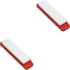 DOITOOL 2St Wetzstein knife sharpener sharpner messerschleifsteine knives sharpeners schärfstein Messerschärfer Schärfwerkzeug Küchenschleifstein Küchenmesser Schleifstein Gummi Brown