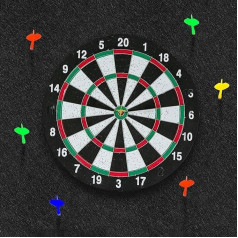 Dartboard-Wandschutz, 9 Stück Selbstklebend Filz-Dartboard-Rückseite 30 * 30cm, Gespleißt Wandumrandung für Dartpfeil