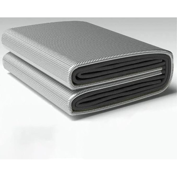 ToeWoe Camping Sleeping Mat Insulation Aluminium Foil Camping Mat Portable Waterproof Emergency Blankets for Beach, Travel, Hiking (Color : 4mm, Size : 90*200cm)