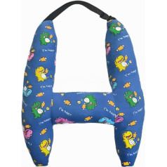 MOIKOTLR Travel Pillow for Car Land Rover Range Rove 5seats (L322) Anti-Collision H-shaped Travel Pillow Comfort Sleeping Pillow for Long Distance Travel F