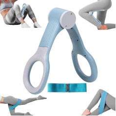 byepica Oberschenkelmeister mit elastischem Widerstandsband, Beckenboden-Kegel-Übungstrainer für postpartale und Oberschenkel-Fitness