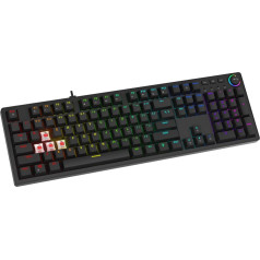 Styx outemu red hot swap rgb mehāniskā tastatūra