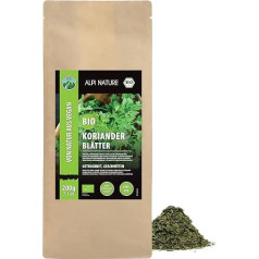 Alpi Nature Coriander Leaves Organic 200 g, Organic Coriander Leaves Dried and Cut