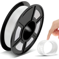 Retoo Filamenta kasetne 3D printerim 3D pildspalvai PLA 1,75 mm 68 m - balta